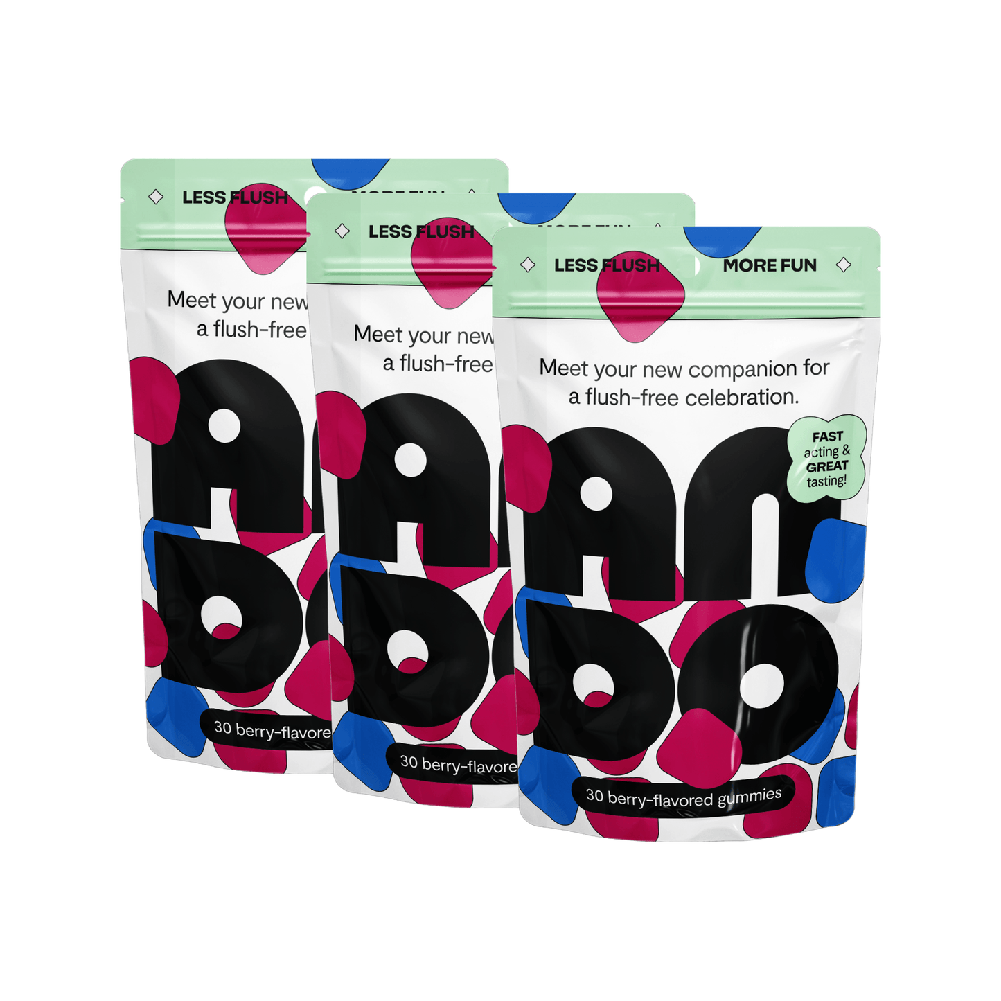 Ando Alcohol Flush Gummy 3-Pack